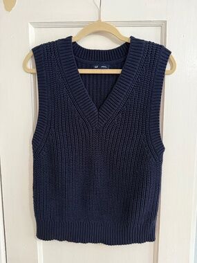 Gap cotton vest navy